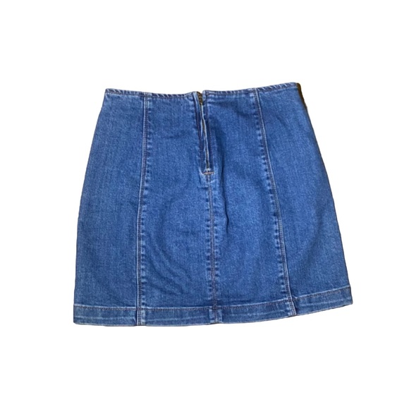 PacSun Women's Denim Front Tie Skirt Size 23 - Picture 2 of 5
